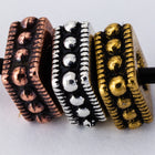 6mm Antique Silver TierraCast Rococo Square Bead (20 Pcs) #CK665-General Bead