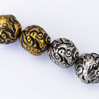 8mm Antique Pewter TierraCast Jardin Bead (20 Pcs) #CK725-General Bead