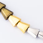 7mm Antique Brass TierraCast Trapezoid Bead (20 Pcs) #CK726-General Bead