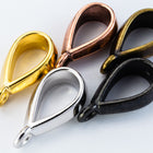 1/4" Bright Gold TierraCast Pewter Classic Bail (20 Pcs) #CK744-General Bead