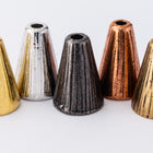 13mm Antique Brass TierraCast Radiant Cone #CK748-General Bead