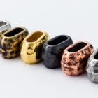 6mm x 2mm Bright Gold TierraCast Barrel (20 Pcs) #CK763-General Bead