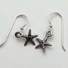 TierraCast Sterling Silver Sea Star Earrings (Pair) #FJ-0000-04
