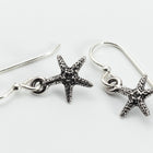 TierraCast Sterling Silver Sea Star Earrings (Pair) #FJ-0000-04