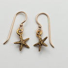 TierraCast 14 Karat Gold Filled Sea Star Earrings (Pair) #FJ-0000-05