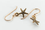 TierraCast 14 Karat Gold Filled Sea Star Earrings (Pair) #FJ-0000-05