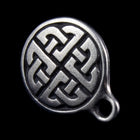13mm Antique Silver TierraCast Pewter Celtic Ear Post #CK035
