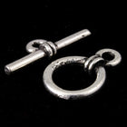 10mm Antique Silver Tierracast Pewter Wrapped Toggle Clasp #CK048-General Bead