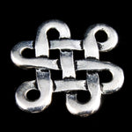14mm x 17mm Antique Silver Tierracast Pewter Celtic Eternity Knot Link #CKA049-General Bead