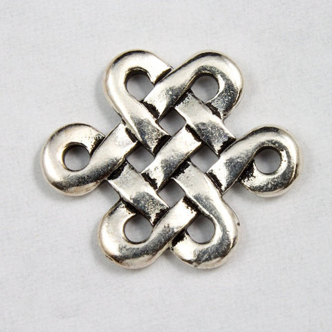 14mm x 17mm Antique Silver Tierracast Pewter Celtic Eternity Knot Link #CKA049-General Bead