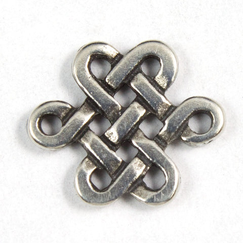 9mm x 11mm Antique Silver Tierracast Pewter Celtic Eternity Knot Link #CKA058-General Bead