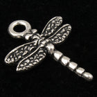 16mm x 20mm Antique Silver Tierracast Pewter Dragonfly Charm #CKA066-General Bead