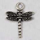 16mm x 20mm Antique Silver Tierracast Pewter Dragonfly Charm #CKA066-General Bead