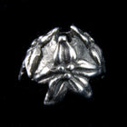 7mm Antique Silver Tierracast Pewter Jasmine Bead Cap #CKA070-General Bead