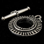 17.5mm Antique Silver Tierracast Pewter Sunburst Toggle Clasp #CK074-General Bead