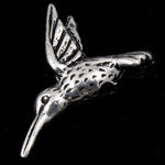 13mm x 19mm Antique Silver Tierracast Pewter Hummingbird Bead #CKA078-General Bead
