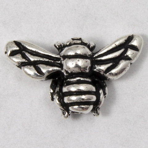 9.5mm 15.75mm Antique Silver Tierracast Pewter Honeybee Bead #CKA079-General Bead