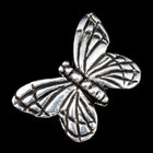 11.25mm x 15.75mm Antique Silver Tierracast Pewter Monarch Butterfly Bead #CKA080-General Bead