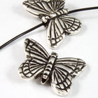 11.25mm x 15.75mm Antique Silver Tierracast Pewter Monarch Butterfly Bead #CKA080-General Bead