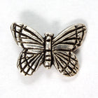 11.25mm x 15.75mm Antique Silver Tierracast Pewter Monarch Butterfly Bead #CKA080-General Bead