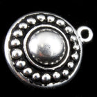 16mm Antique Silver Tierracast Pewter Beaded Ear Clip #CKA094-General Bead