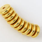 3mm Bright Gold Tierracast Heishi Disc #CKA208-General Bead