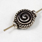 10mm Antique Silver Tierracast Pewter Spiral Bead #CKA111-General Bead