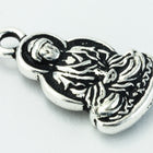 21mm Antique Silver Tierracast Pewter Buddha Charm #CKA117-General Bead