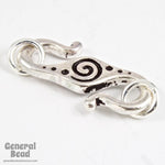11mm x 23mm Antique Silver Spiral "S" Hook Clasp #CKA118-General Bead
