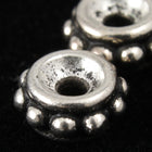 6mm Antique Silver Tierracast Pewter Beaded Bead #CKA127-General Bead