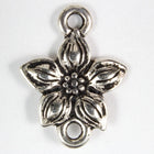 12mm x 16mm Antique Silver Tierracast Star Jasmine Link #CKA148-General Bead