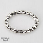 13mm x 18mm Antique Silver Tierracast Hammered Oval Link #CKA167-General Bead