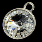 18mm x 14mm Bright Silver Setting for 12mm Swarovski Rivoli (All Colors) #CKA169-General Bead