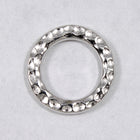 9mm Silver Tierracast Hammered Round Link #CKB430-General Bead