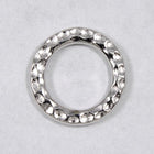 9mm Silver Tierracast Hammered Round Link #CKB430-General Bead
