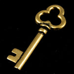 9mm x 22mm Antique Gold Tierracast Victorian Key #CKA173-General Bead