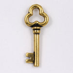 9mm x 22mm Antique Gold Tierracast Victorian Key #CKA173-General Bead
