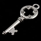 12mm x 32mm Antique Silver Tierracast Quatrefoil Key #CKA176-General Bead