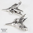 14mm x 19mm Antique Silver Tierracast Hummingbird Charm #CKA186-General Bead