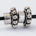 5.5mm Antique Silver TierraCast Beaded Bead Aligner #CK258