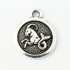 19mm Antique Silver Tierracast Pewter Capricorn Charm #CKA229-General Bead