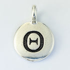 17mm Antique Silver Tierracast Pewter Theta Charm #CKA242-General Bead