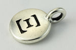 17mm Antique Silver Tierracast Pewter Xi Charm #CKA244-General Bead