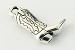 18.5mm Antique Silver Tierracast Pewter Cowboy Boot Charm (20 Pcs) #CKA253-General Bead