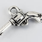 20mm Antique Silver Tierracast Six Shooter Charm #CKA299-General Bead