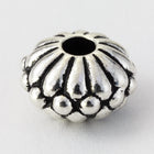 10mm x 6mm Antique Silver Tierracast Pewter Joy Large Hole Bead #CKA321-General Bead