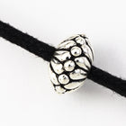 10mm x 6mm Antique Silver Tierracast Pewter Joy Large Hole Bead #CKA321-General Bead