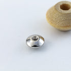 6mm Rhodium Tierracast Pewter Bead Aligner for 2mm Hole #CKA322-General Bead