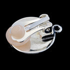 17mm Antique Silver Tierracast Pewter Spiral Ear Clip with Loop #CKA325-General Bead