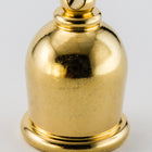 10mm Bright Gold Tierracast Taj Mahal Cord End (5 Pcs) #CKA423-General Bead